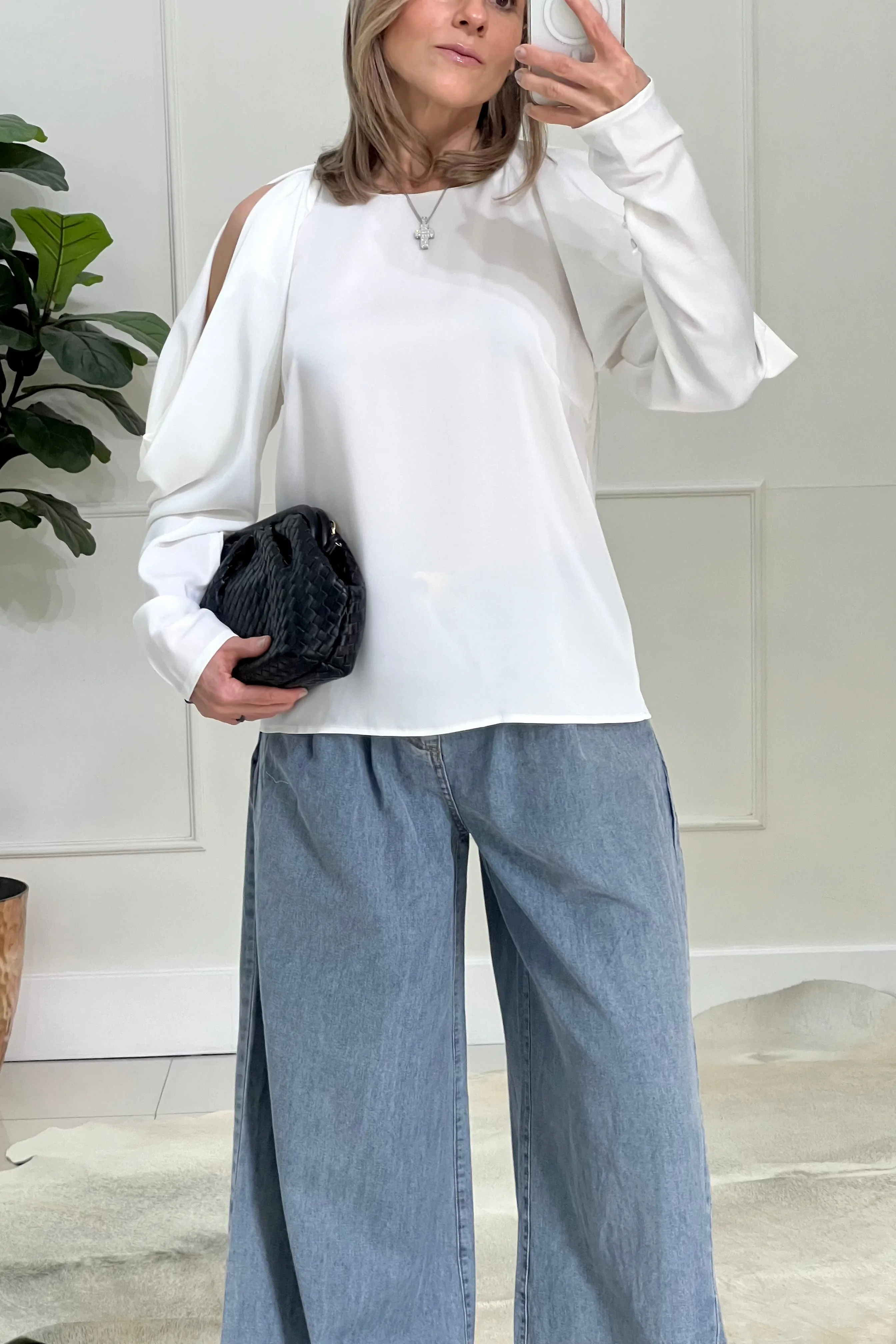 BLUSA ABERTURA MANGA