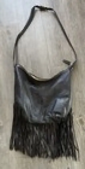 Bolso de hombro vintage de cuero Margot