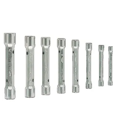 Llave tubo 2 bocas jgo. 8 pzs BAHCO 6-7/20-22 27M/8
