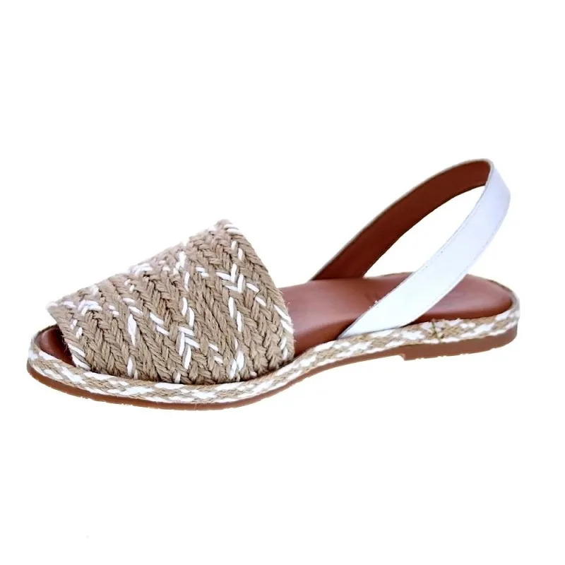 Popa Abarcas menorquinas Mujer Falesia Beige