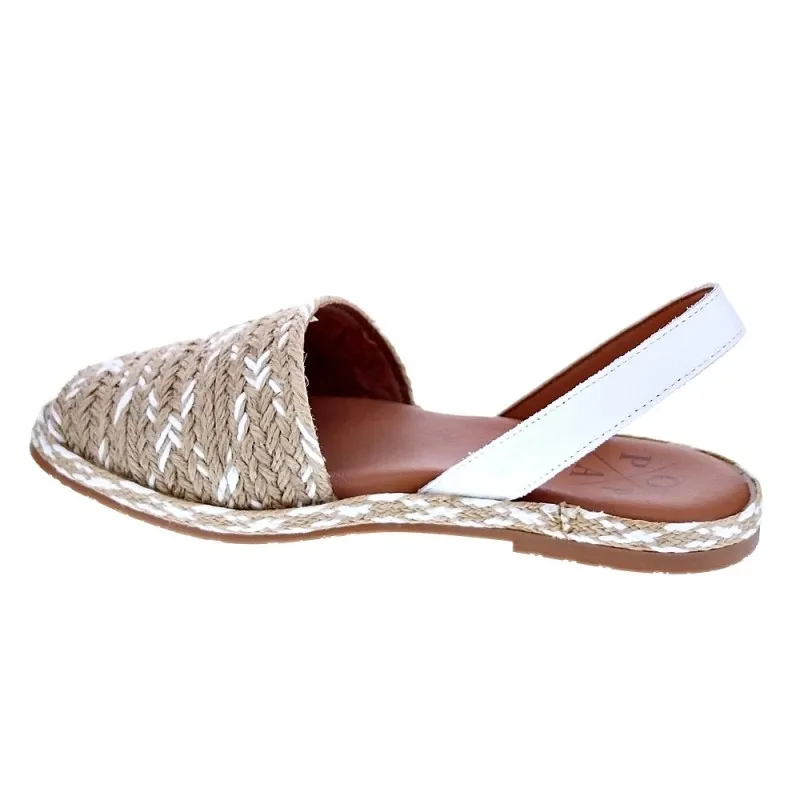 Popa Abarcas menorquinas Mujer Falesia Beige