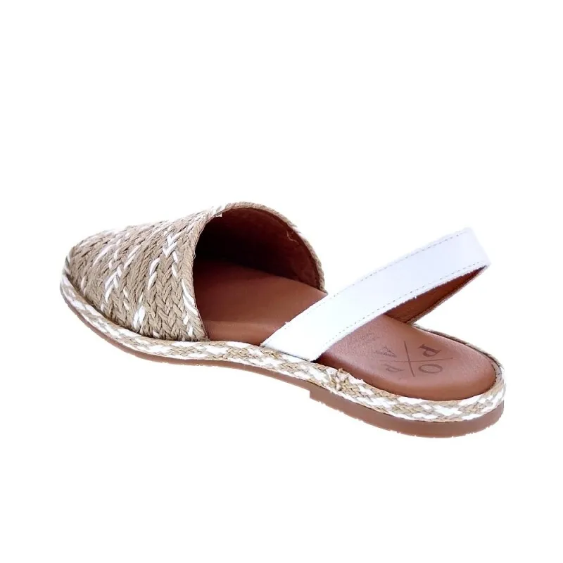 Popa Abarcas menorquinas Mujer Falesia Beige