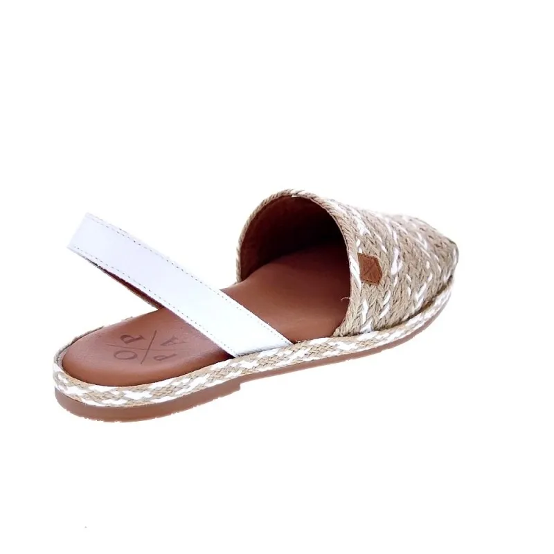 Popa Abarcas menorquinas Mujer Falesia Beige