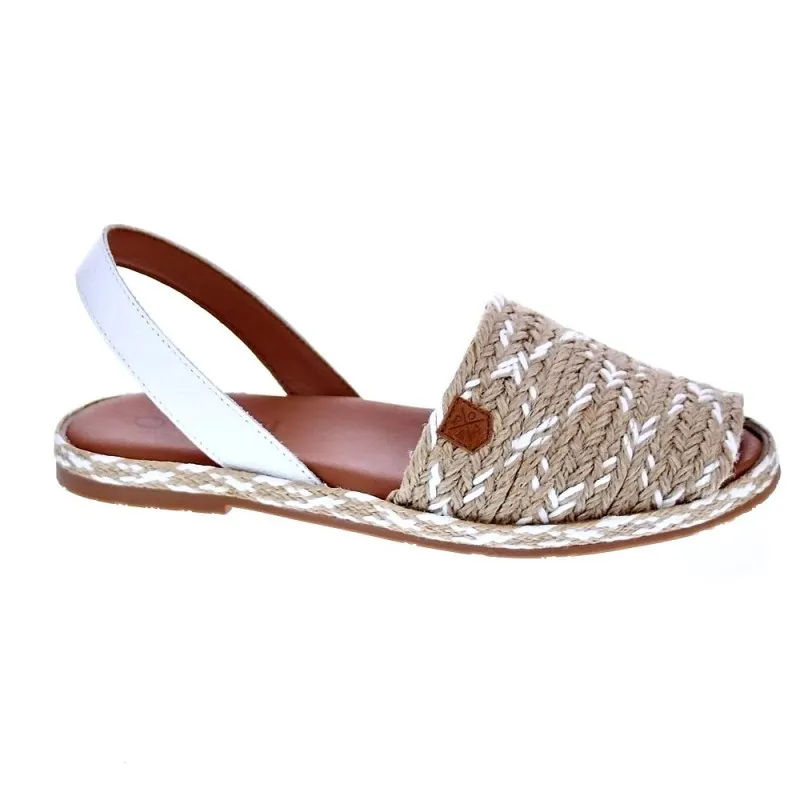Popa Abarcas menorquinas Mujer Falesia Beige