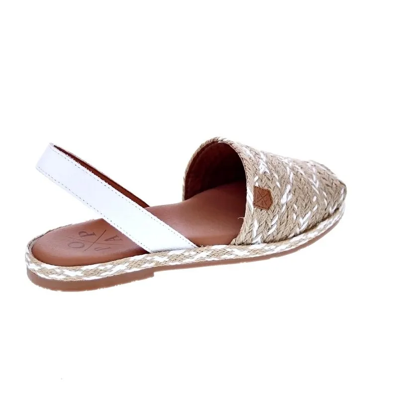 Popa Abarcas menorquinas Mujer Falesia Beige