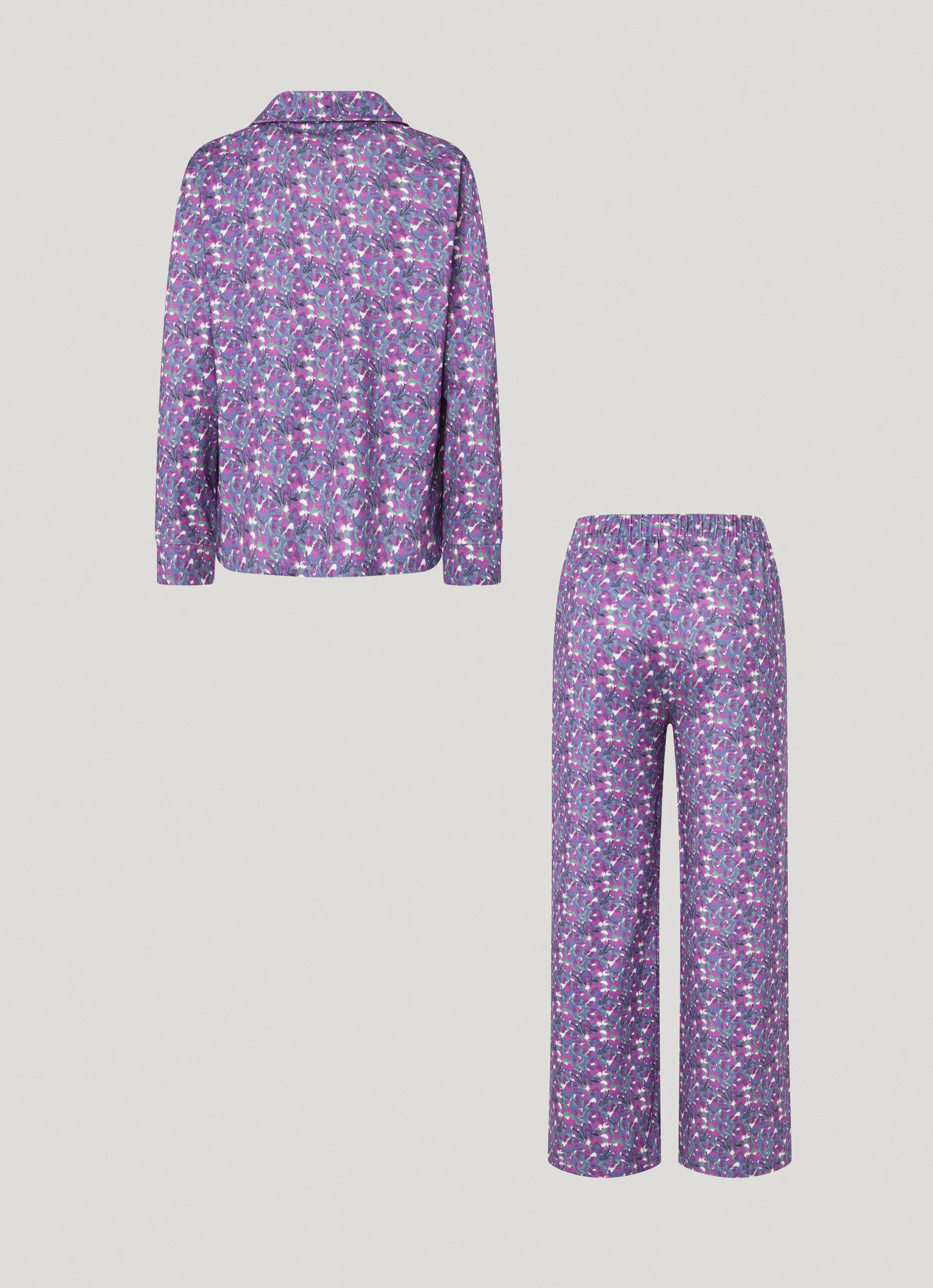 set pijama estampado floral